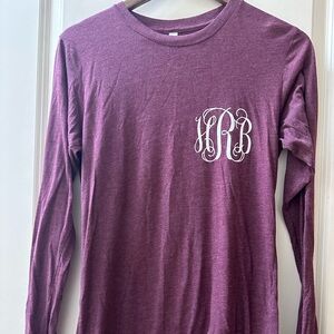 Initialed women’s small long sleeved top
